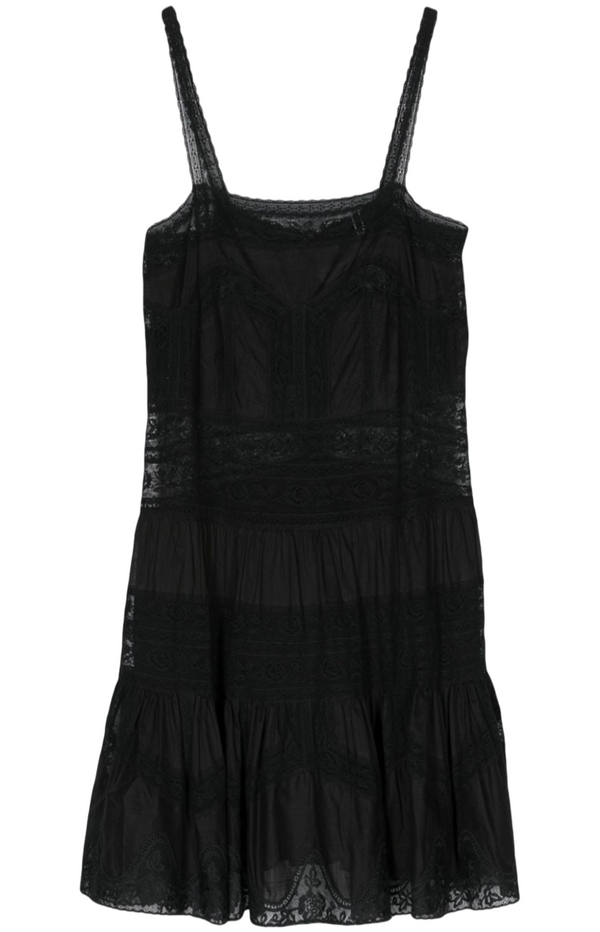 Cargar imagen en el visor de la galería, Halliday lace-trim minidress