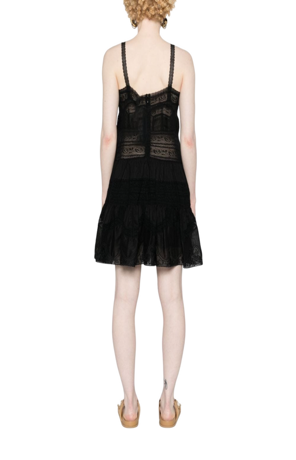 Cargar imagen en el visor de la galería, Halliday lace-trim minidress