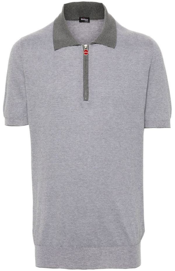 Load image into Gallery viewer, Striped cotton polo shirt