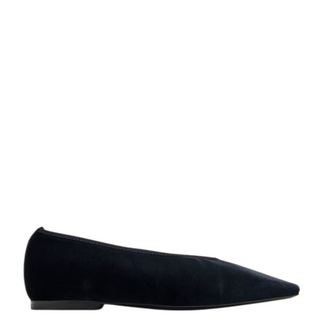 Minimalist Velvet Ballerinas