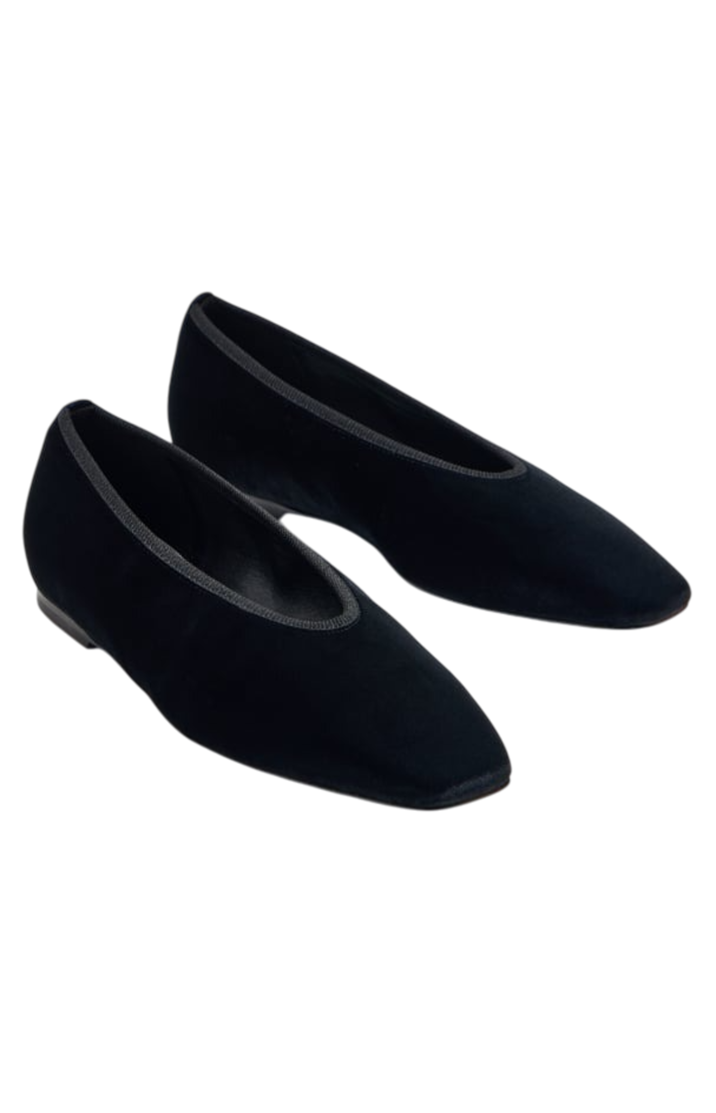 Cargar imagen en el visor de la galería, Minimalist Velvet Ballerinas