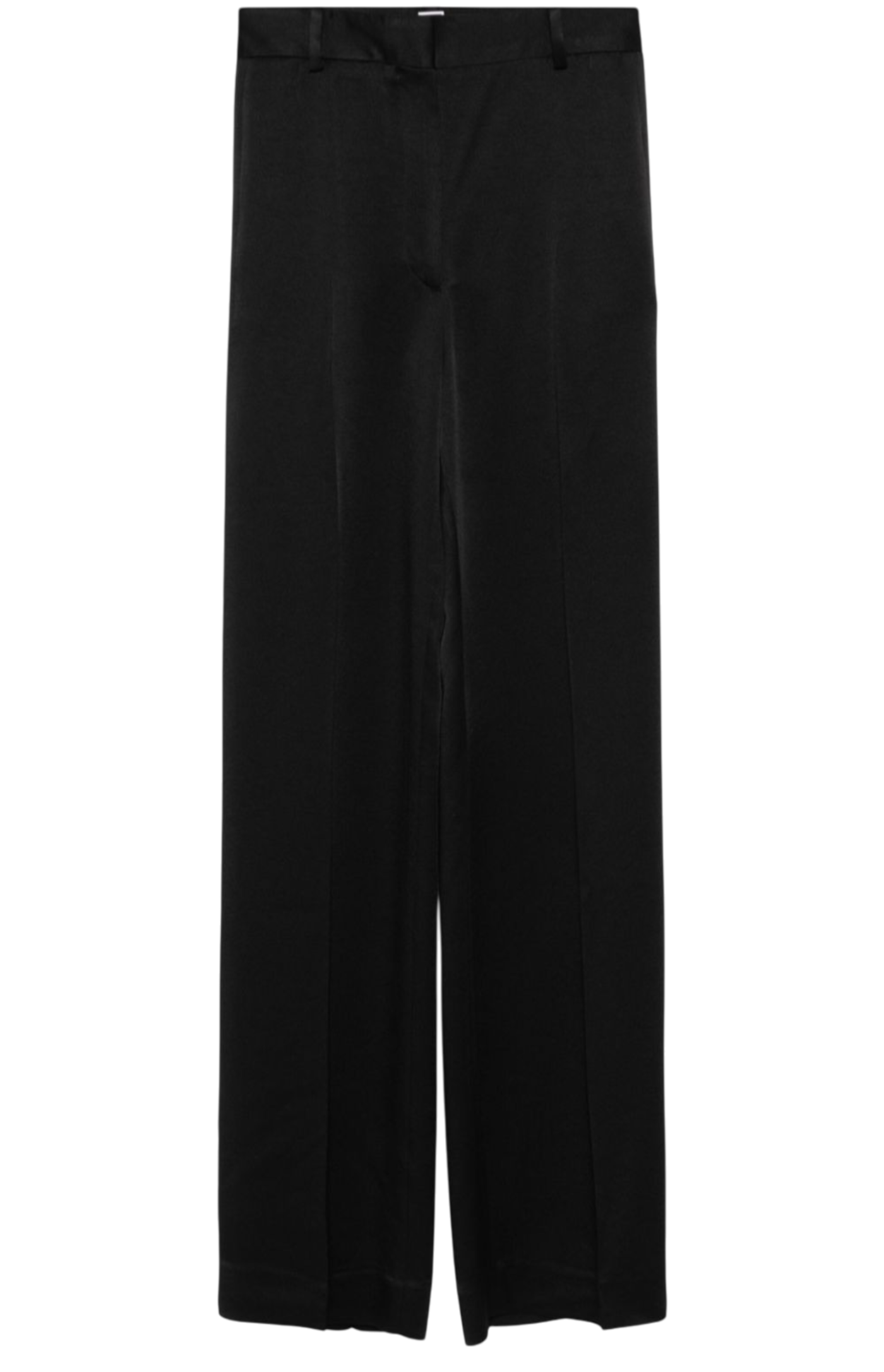 Cargar imagen en el visor de la galería, Cuff Slit Trousers Black