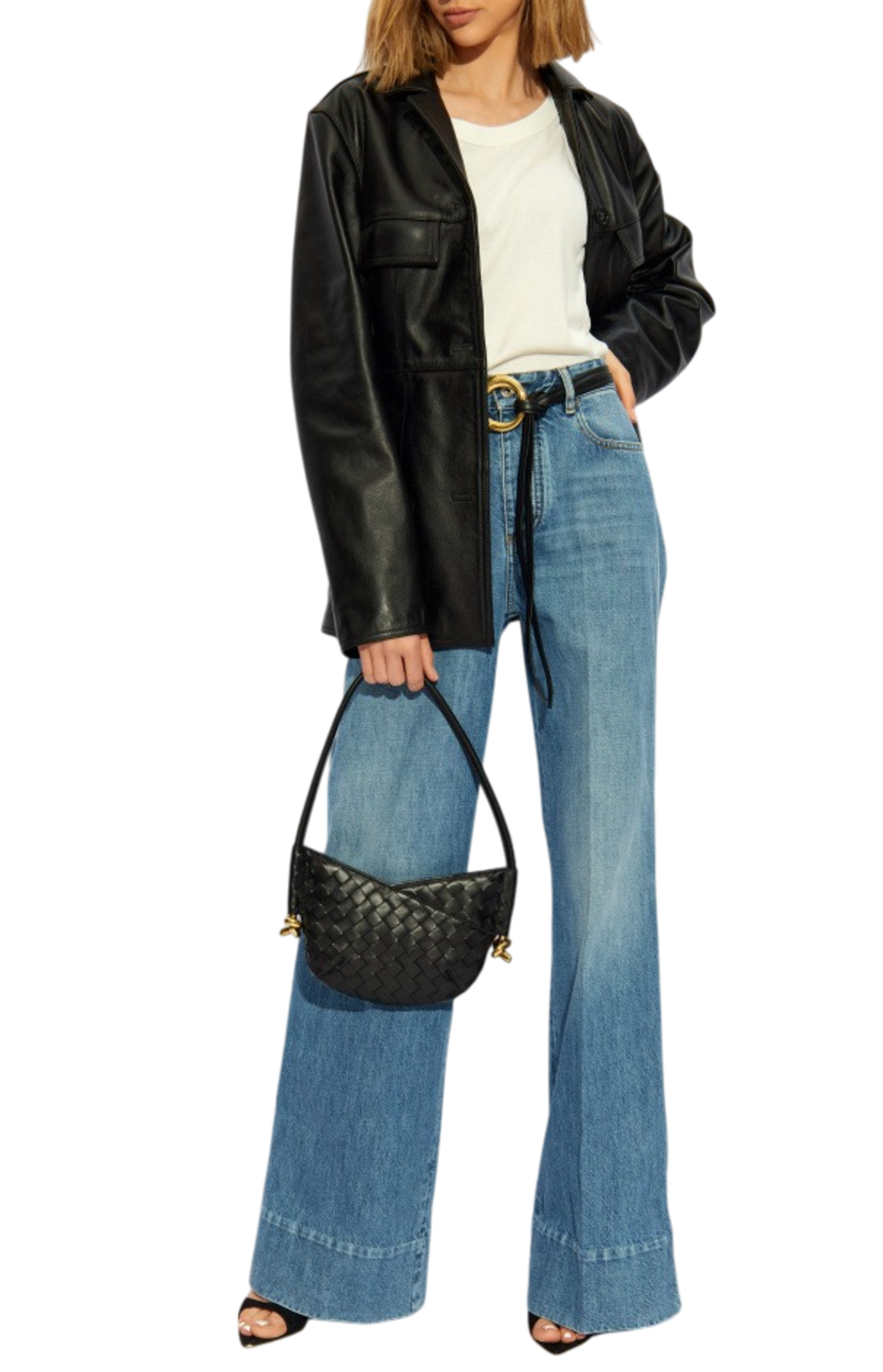 Cargar imagen en el visor de la galería, Blue high waist jeans