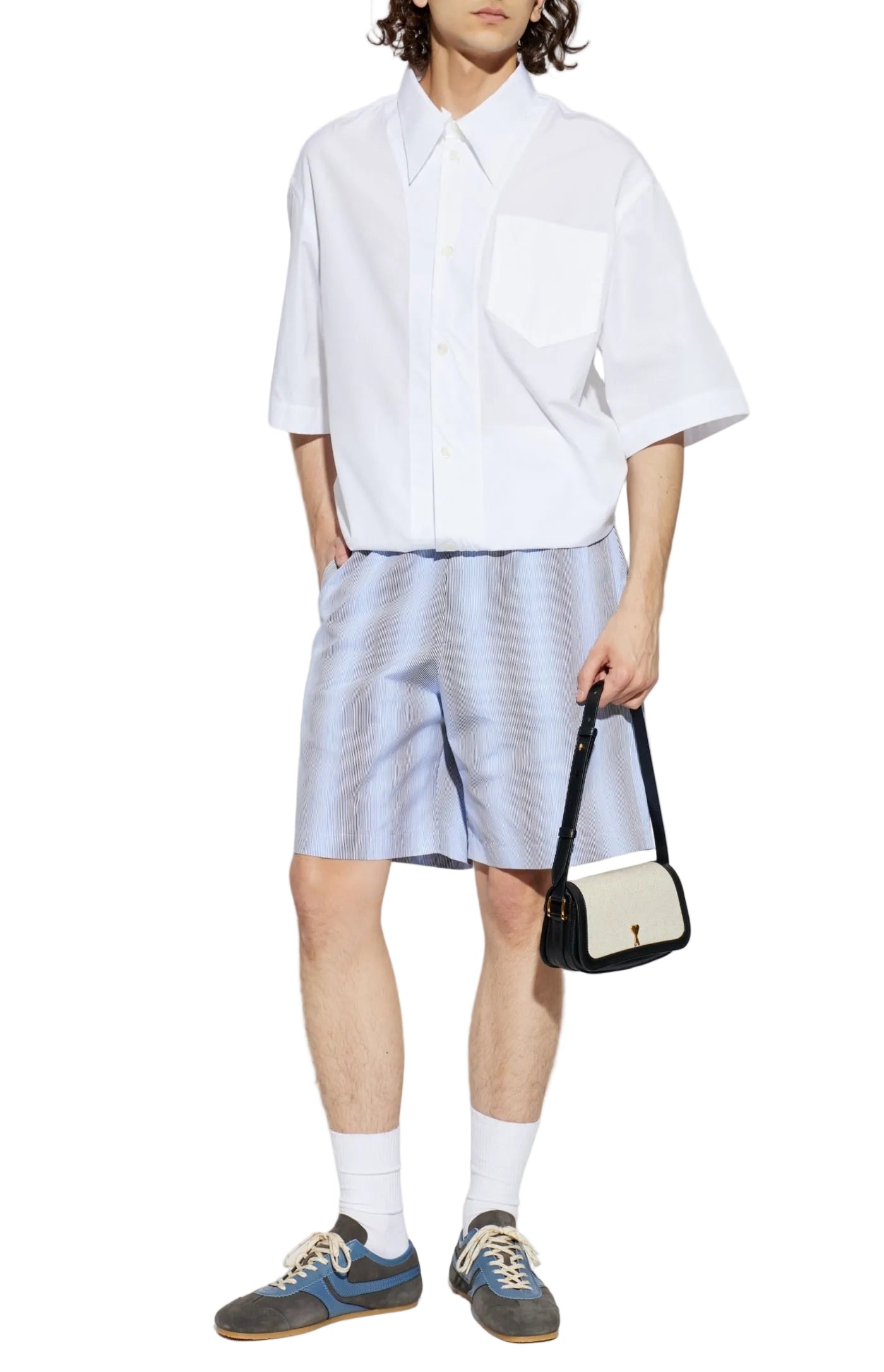 Load image into Gallery viewer, Ami Alexandre Mattiussi WHITE Oversize shirt