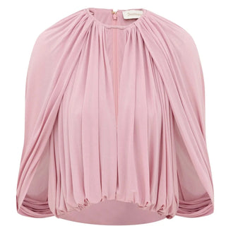 Alchemy Cropped Silk Blouse
