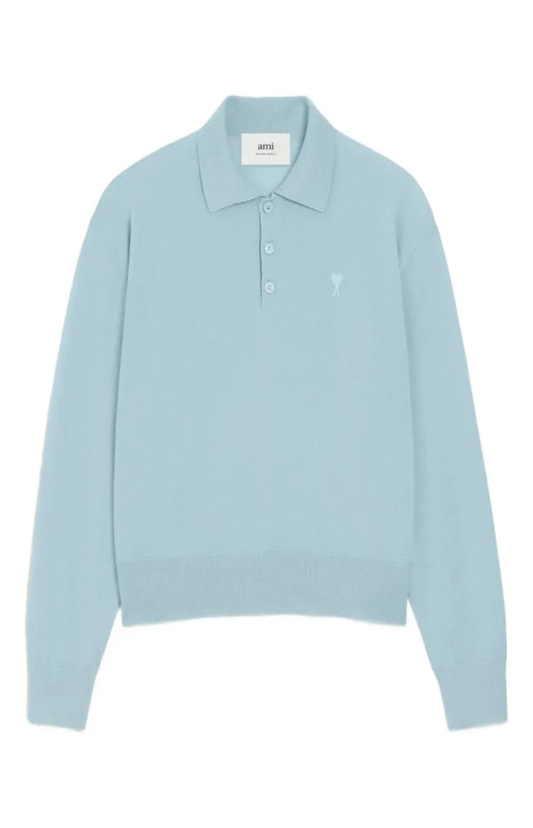 Laden Sie das Bild in den Galerie-Viewer, Ami De Coeur wool polo shirt