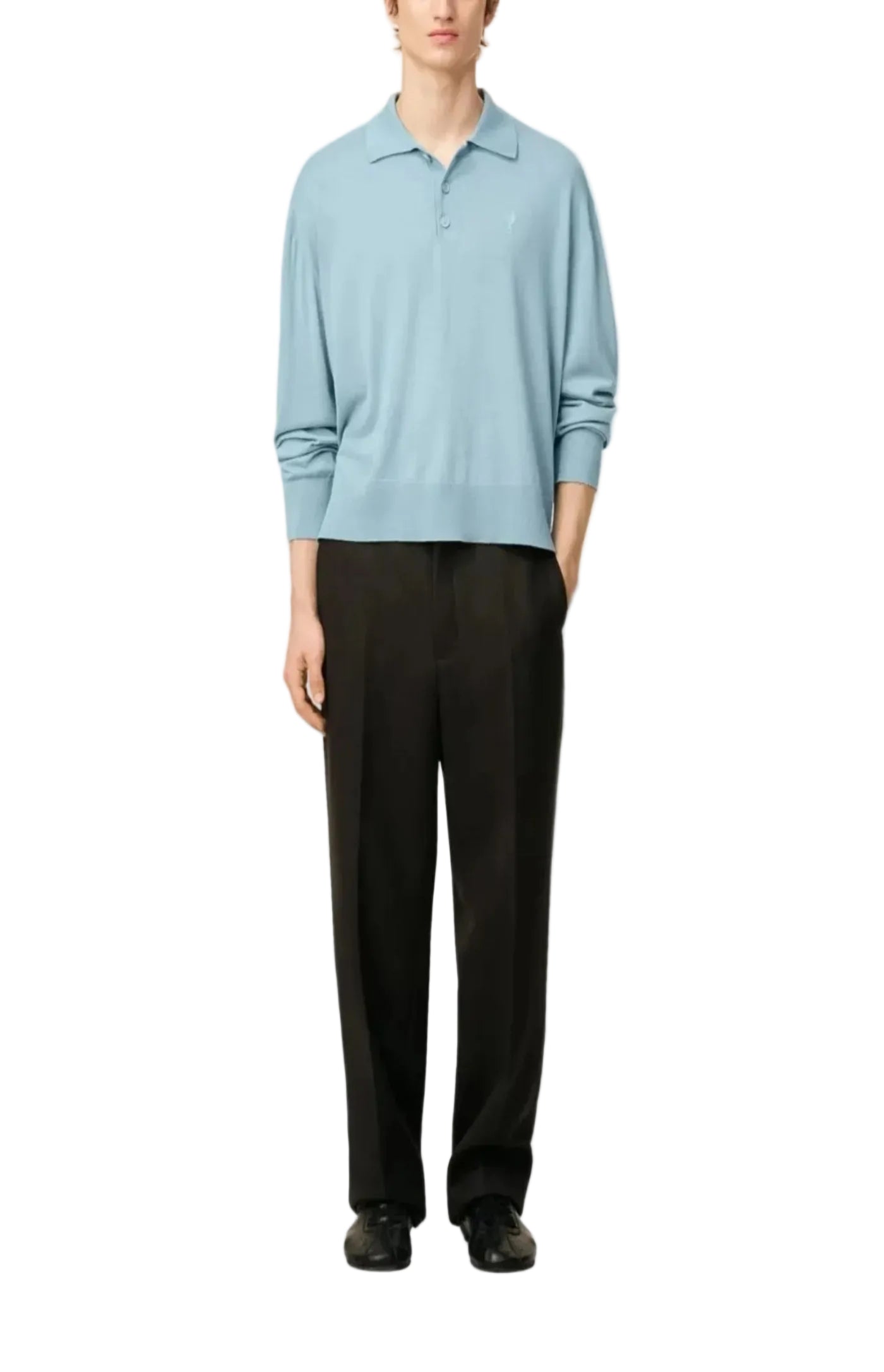 Load image into Gallery viewer, Ami De Coeur wool polo shirt