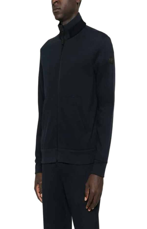Charger l'image dans la galerie, Zip-up logo-patch sweatshirt