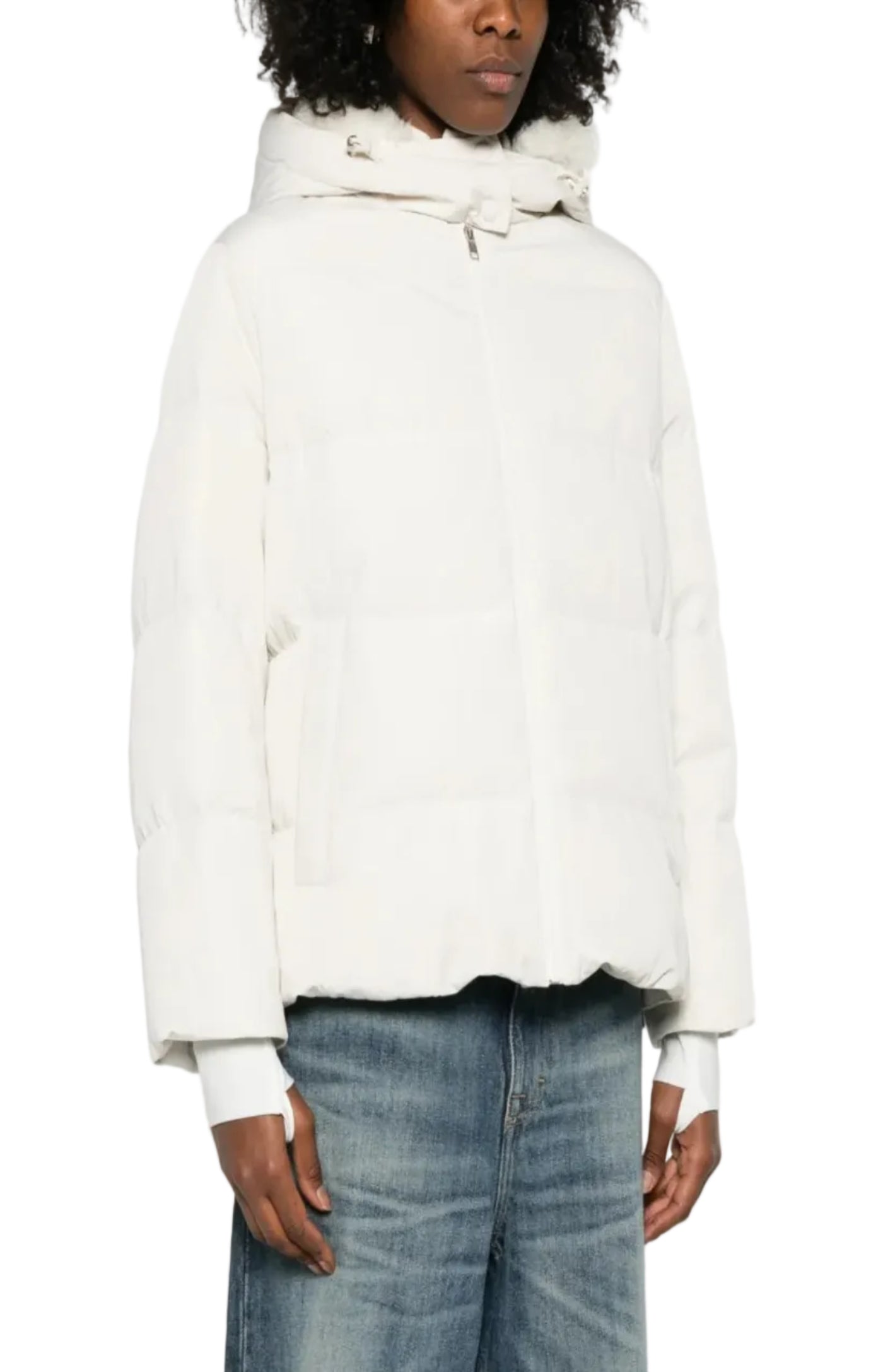 Cargar imagen en el visor de la galería, Hooded puffer jacket