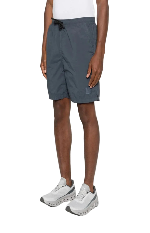 Load image into Gallery viewer, Logo-patch drawstring track shorts