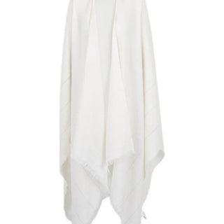 Frayed striped coat