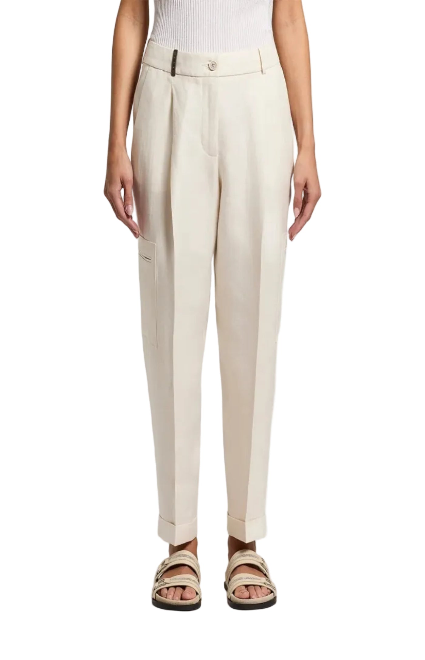 Load image into Gallery viewer, Cuffed trousers