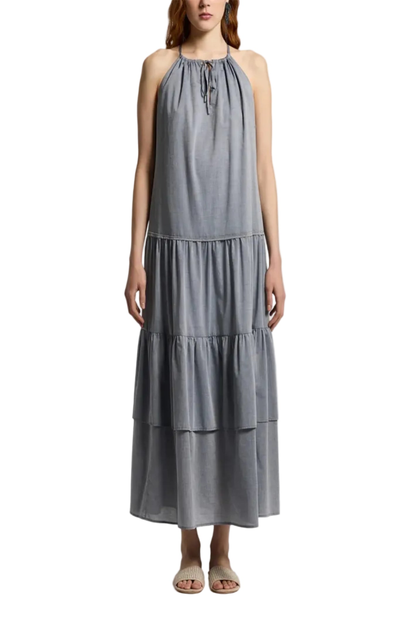 Cargar imagen en el visor de la galería, Pure cotton voile dress
