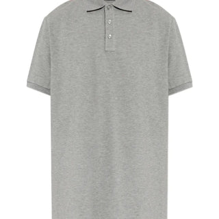 Stripe-detail polo shirt