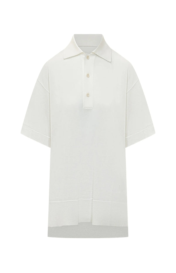 Load image into Gallery viewer, Ami White Polo Shirts