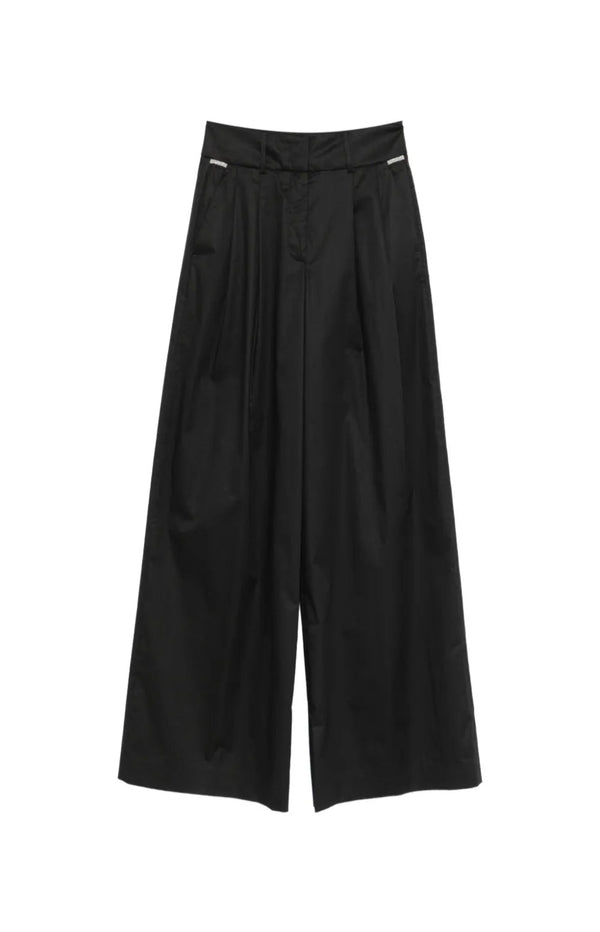 Load image into Gallery viewer, Pleated wide-leg trousers