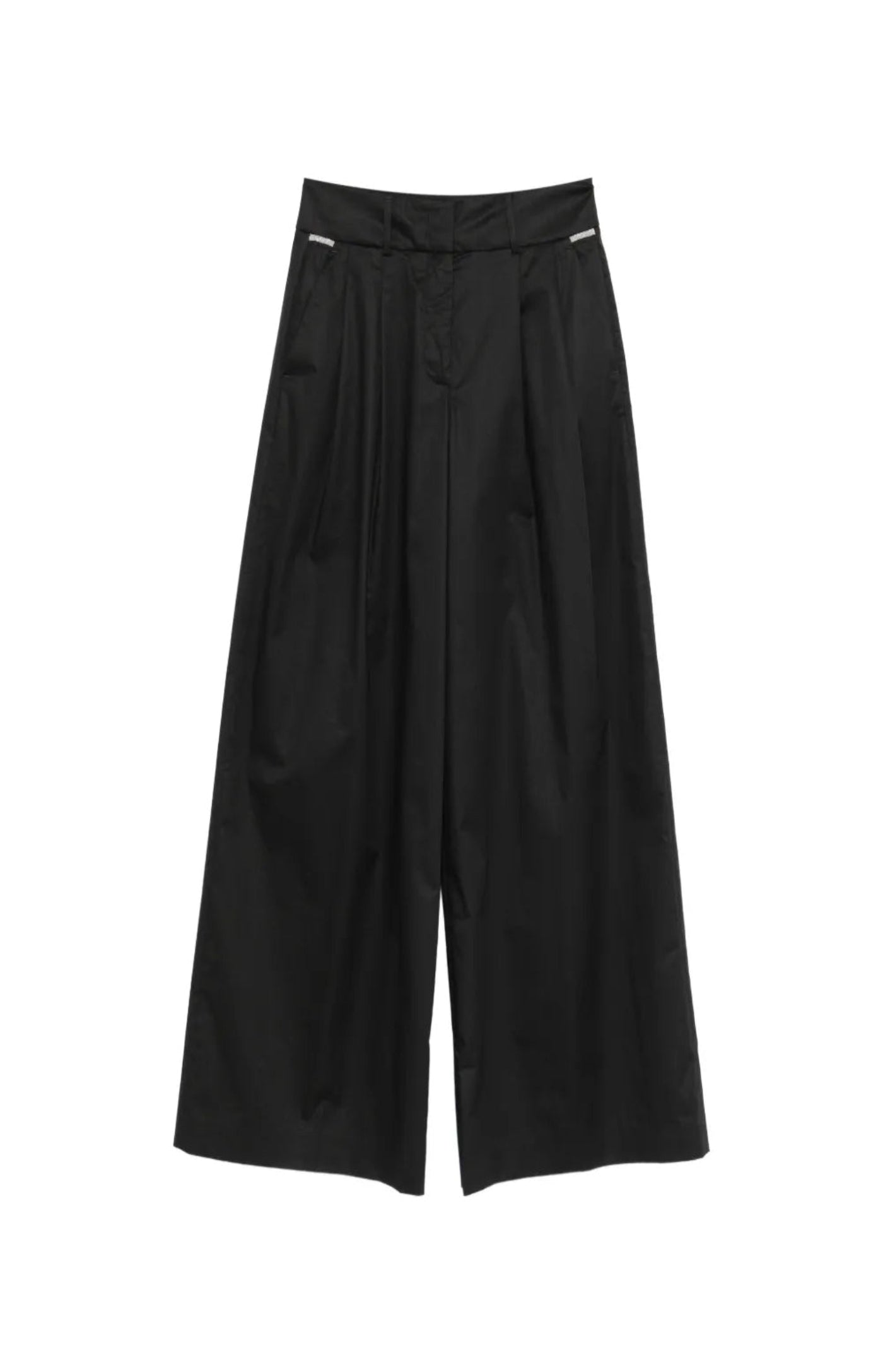 Load image into Gallery viewer, Pleated wide-leg trousers