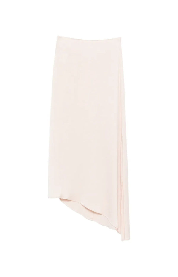 Load image into Gallery viewer, Asymmetric-hem midi skirt