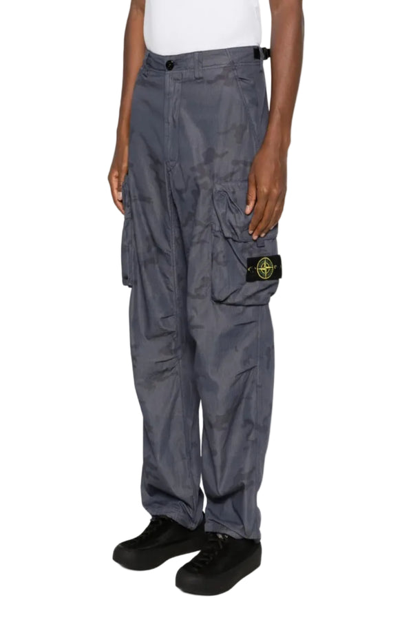 Load image into Gallery viewer, Camouflage-print ripstop cargo pants