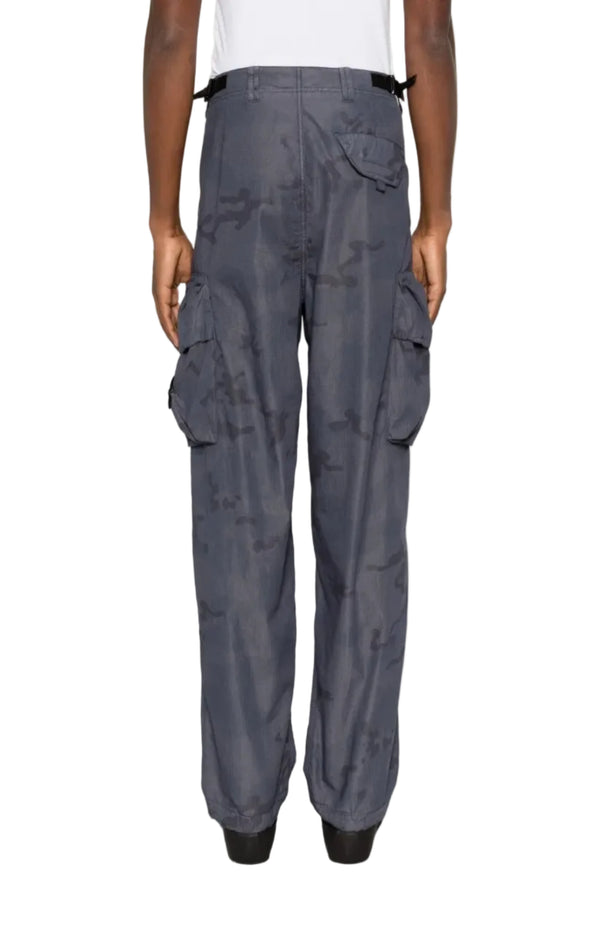 Load image into Gallery viewer, Camouflage-print ripstop cargo pants