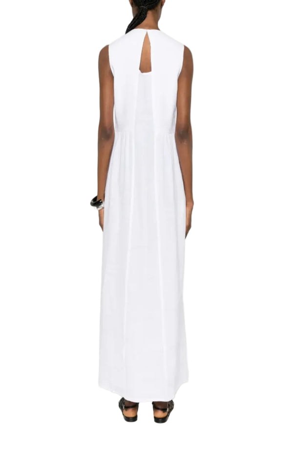 Load image into Gallery viewer, Pleated-bodice sleeveless dress
