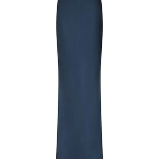 Eli silk twill A-line maxi skirt