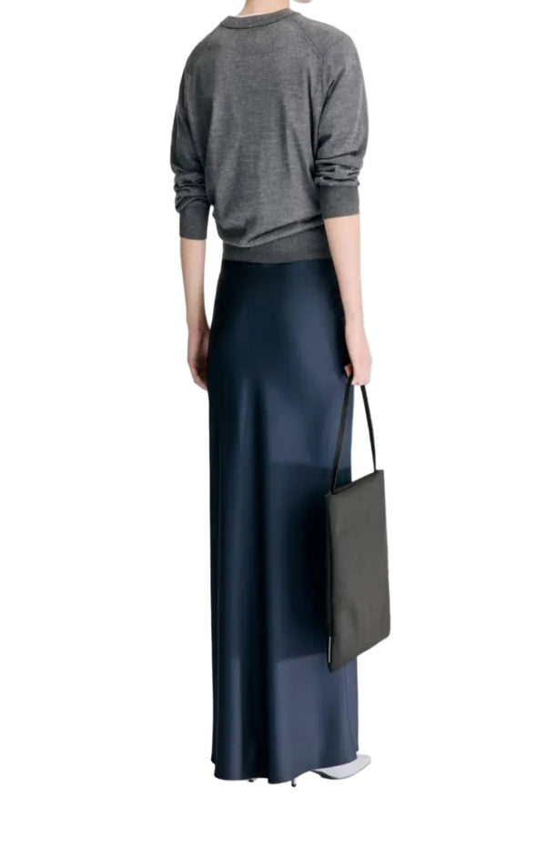 Load image into Gallery viewer, Eli silk twill A-line maxi skirt