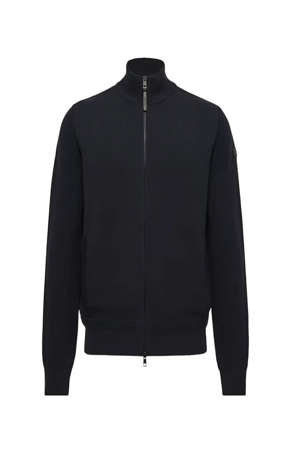 Load image into Gallery viewer, High-collar zip-up cardigan