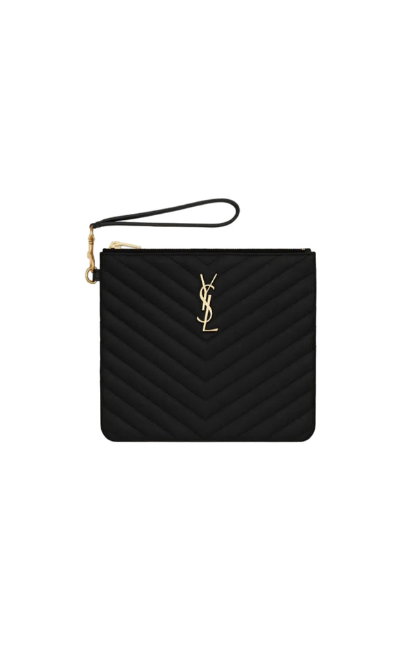 Load image into Gallery viewer, CASSANDRE MATELASSÉ A5 POUCH IN LEATHER