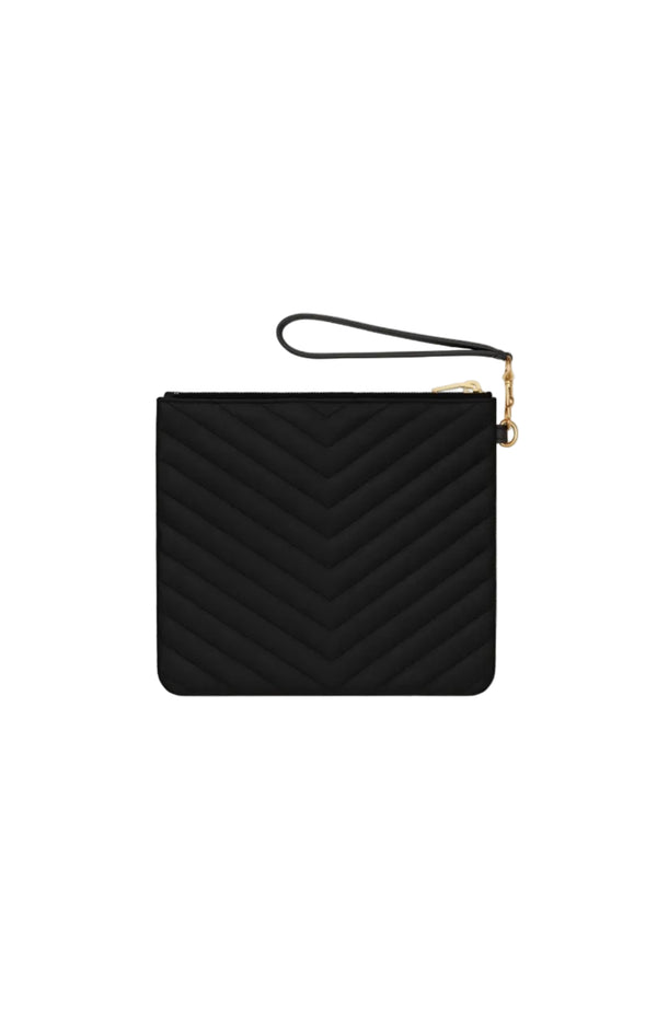 Load image into Gallery viewer, CASSANDRE MATELASSÉ A5 POUCH IN LEATHER
