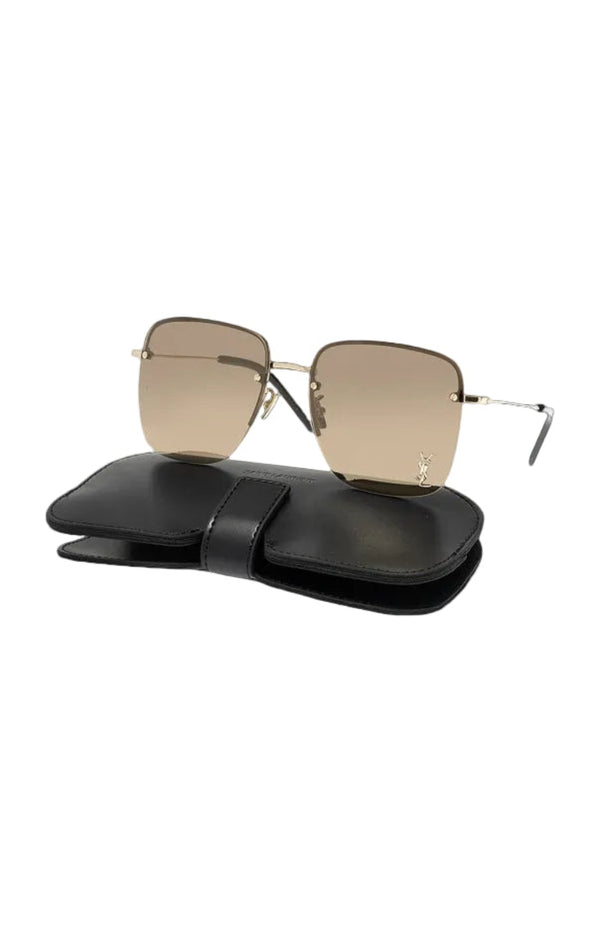 Load image into Gallery viewer, Saint Laurent BLACK ‘SL 312 M’ sunglasses