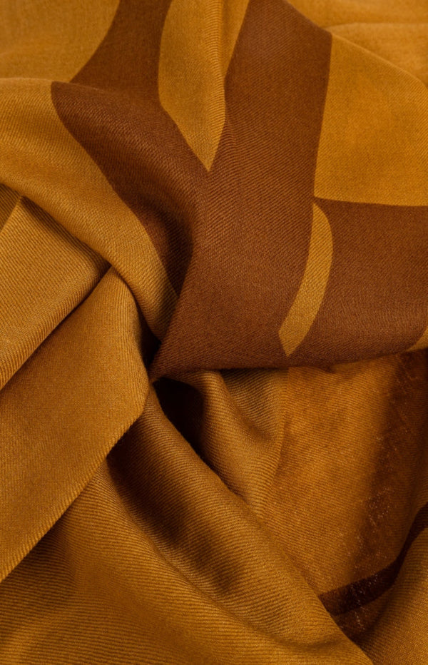 Load image into Gallery viewer, Saint Laurent BROWN Woolen scarf