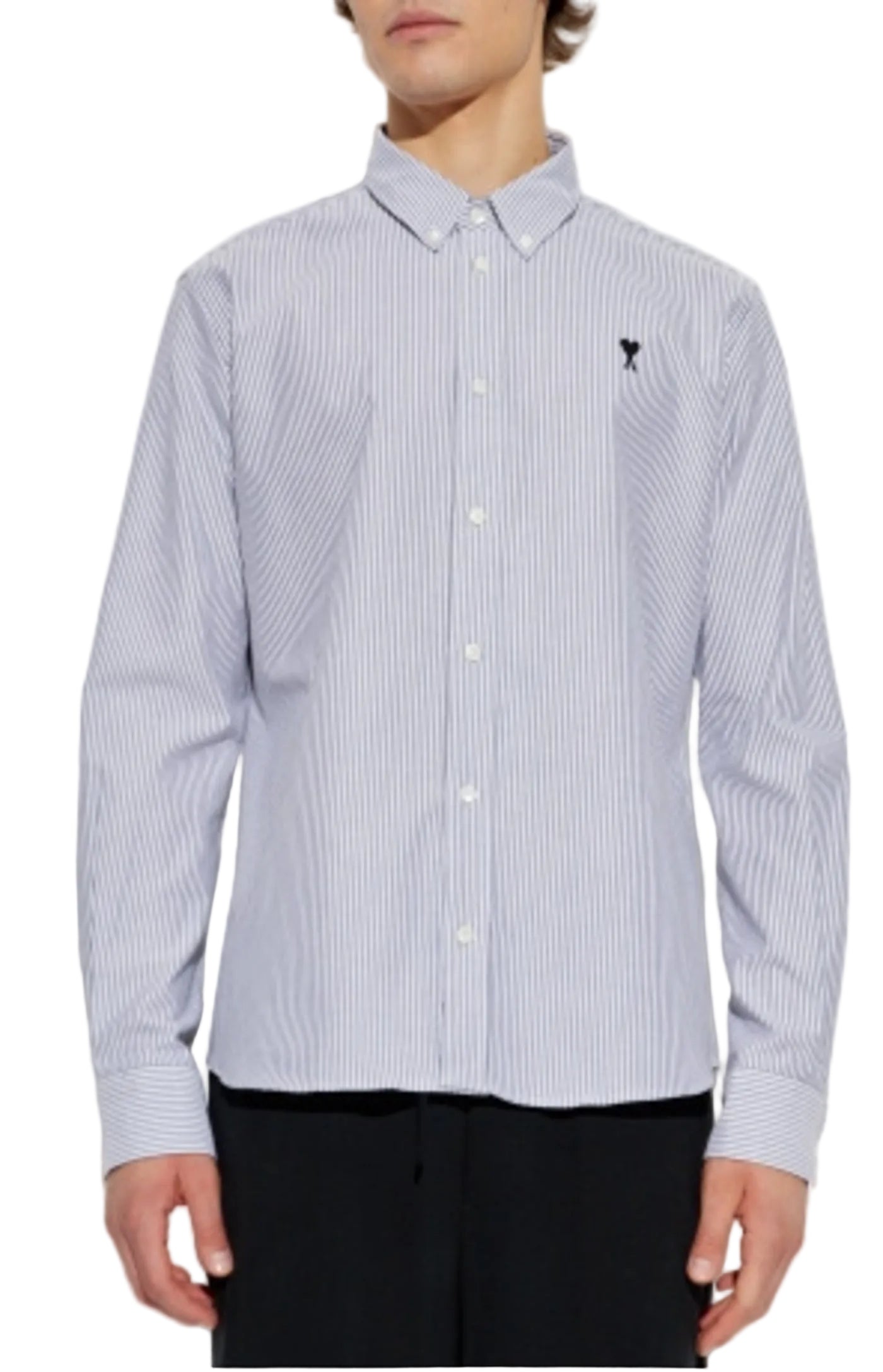 Cargar imagen en el visor de la galería, Ami Alexandre Mattiussi light blue Shirt with logo