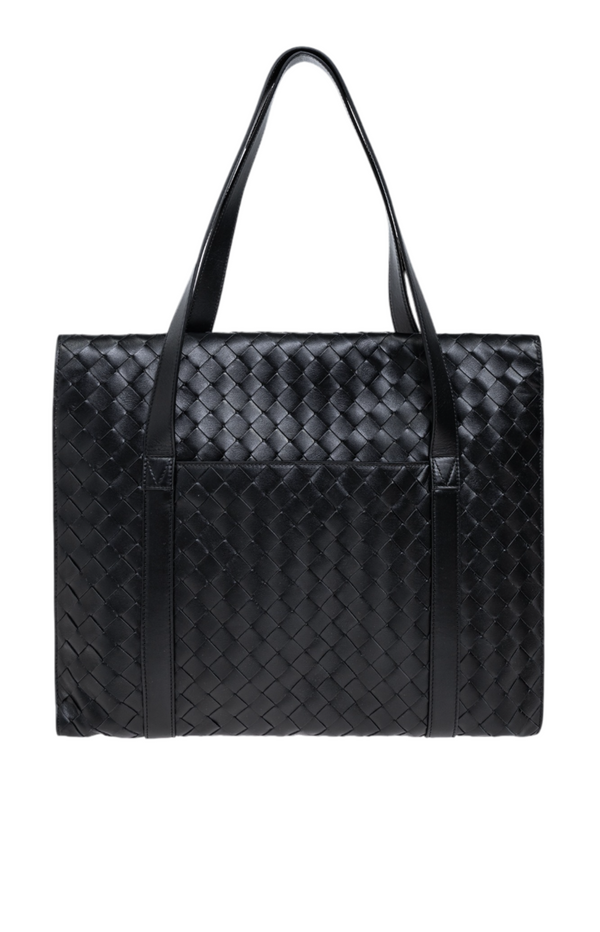 Load image into Gallery viewer, Black leather briefcase
