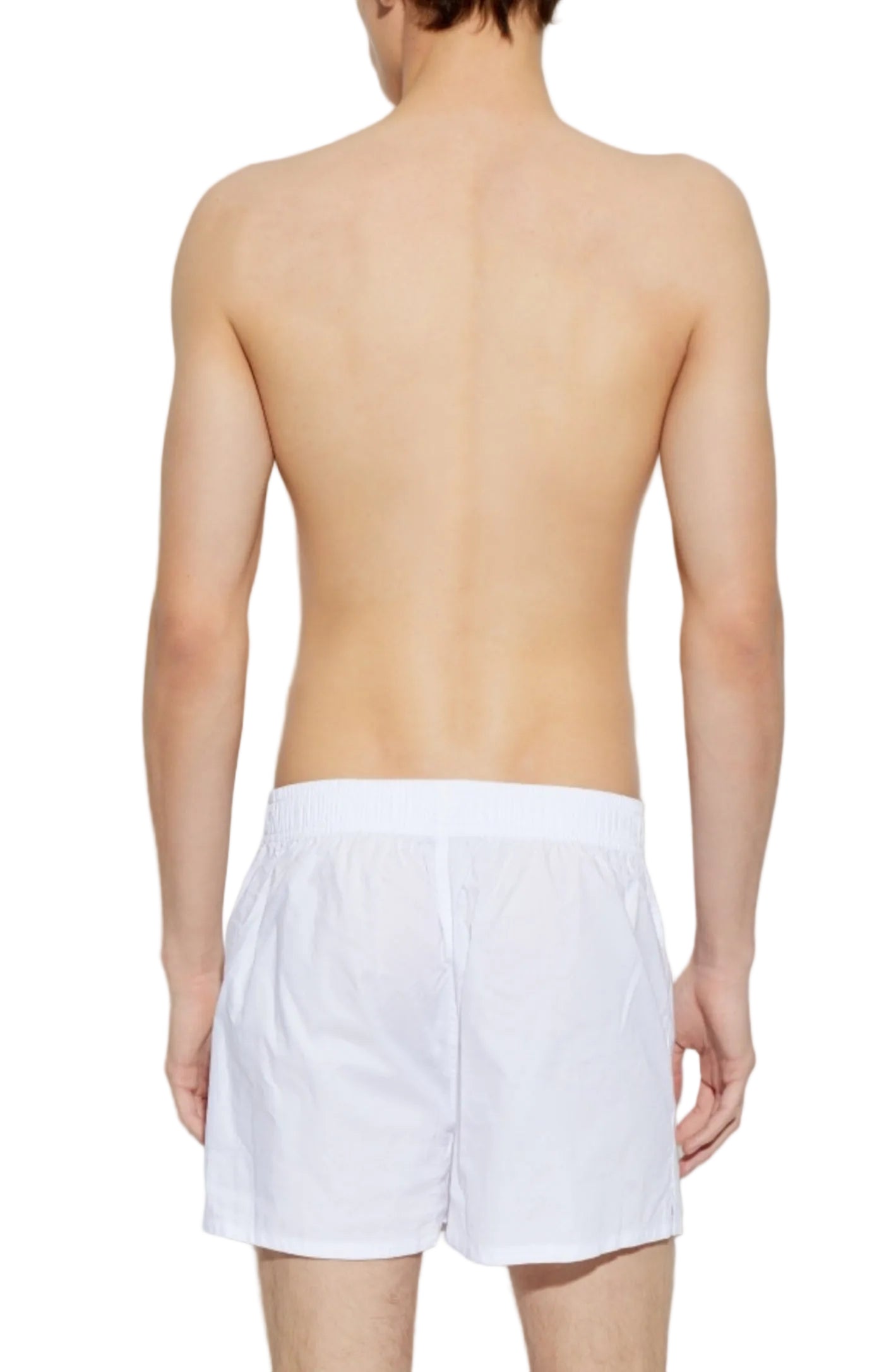 Load image into Gallery viewer, White Cotton Black Ami De Coeur Boxer