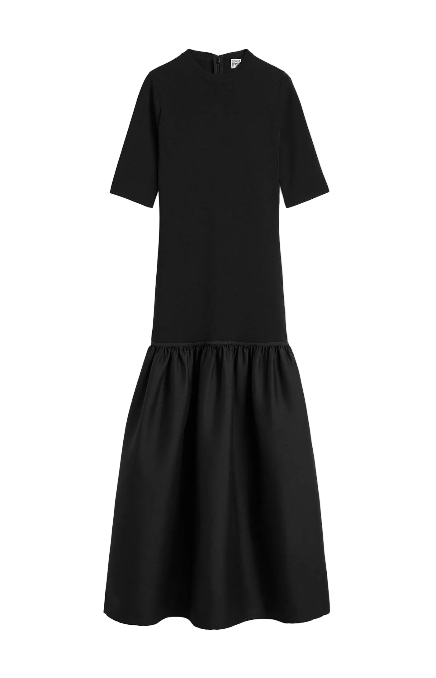 Cargar imagen en el visor de la galería, Twinflower tee dress black