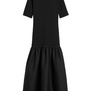 Twinflower tee dress black