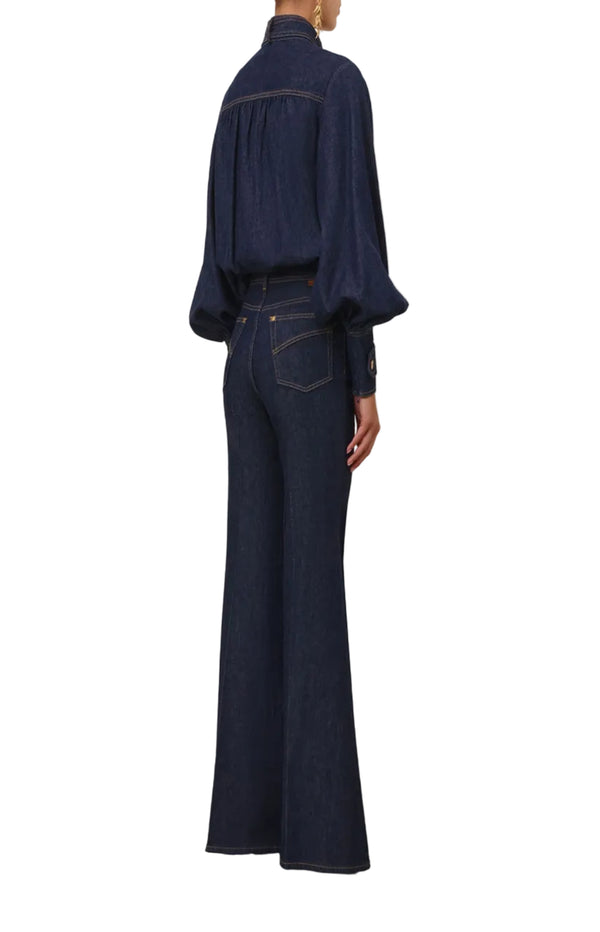 Load image into Gallery viewer, Denim Flare Jean