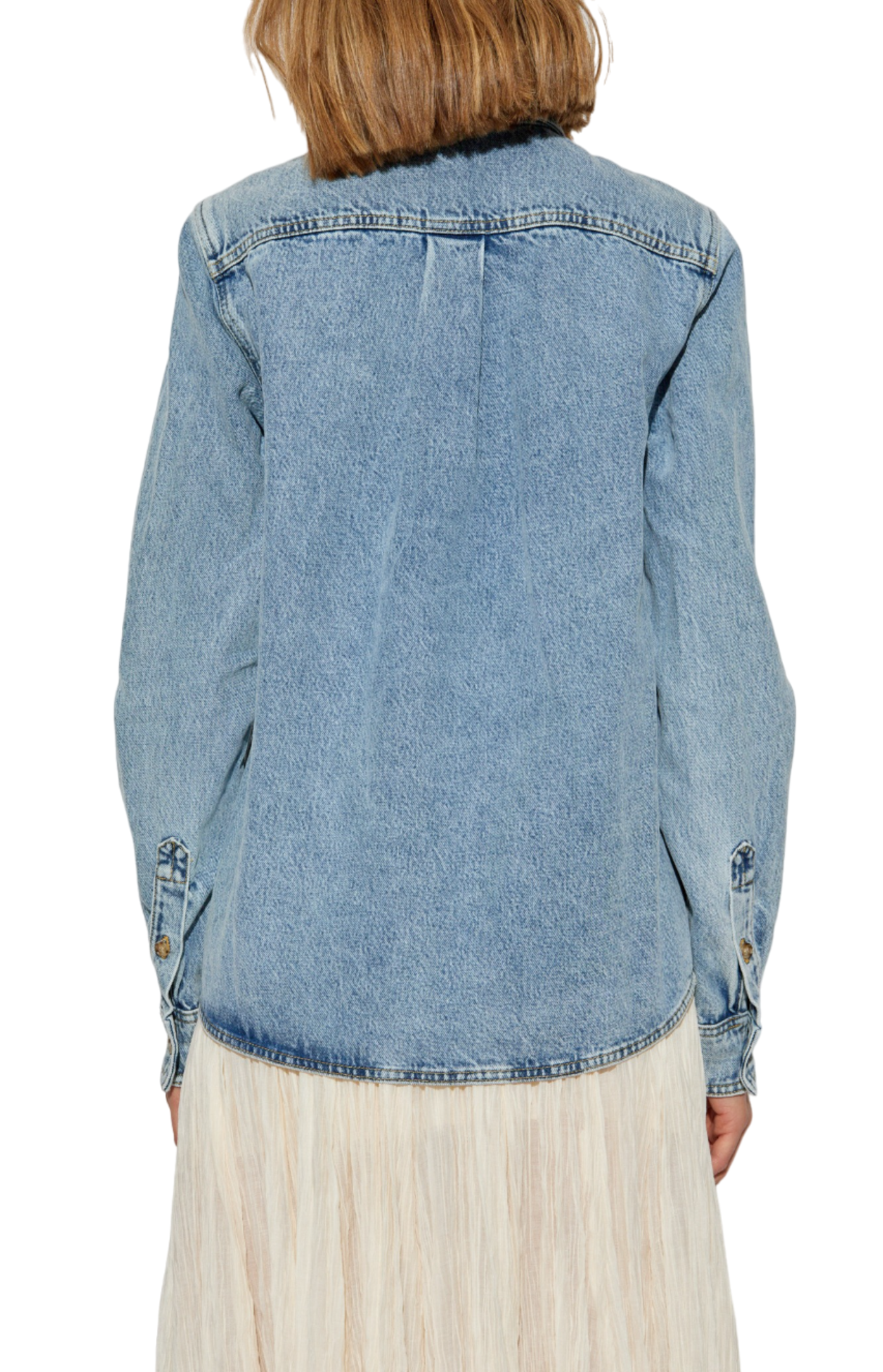 Cargar imagen en el visor de la galería, Petite denim shirt