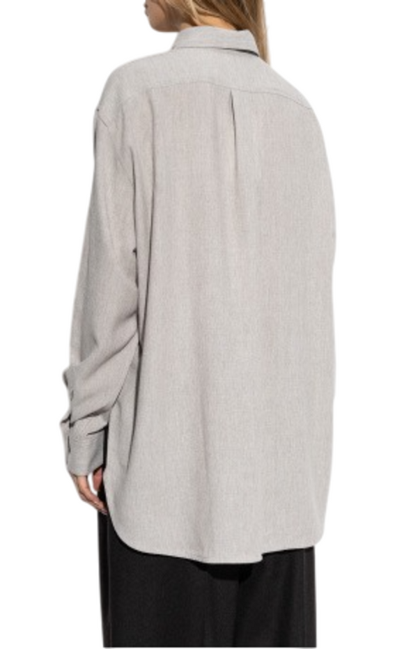 Load image into Gallery viewer, Toteme Grey Loose Fit Shirt