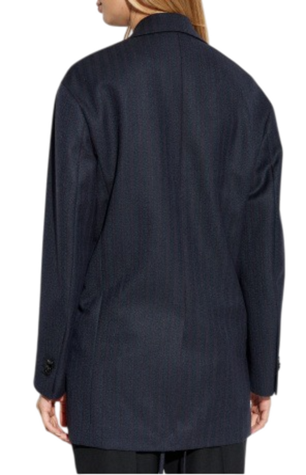 Load image into Gallery viewer, Navy blue double breasted blazer