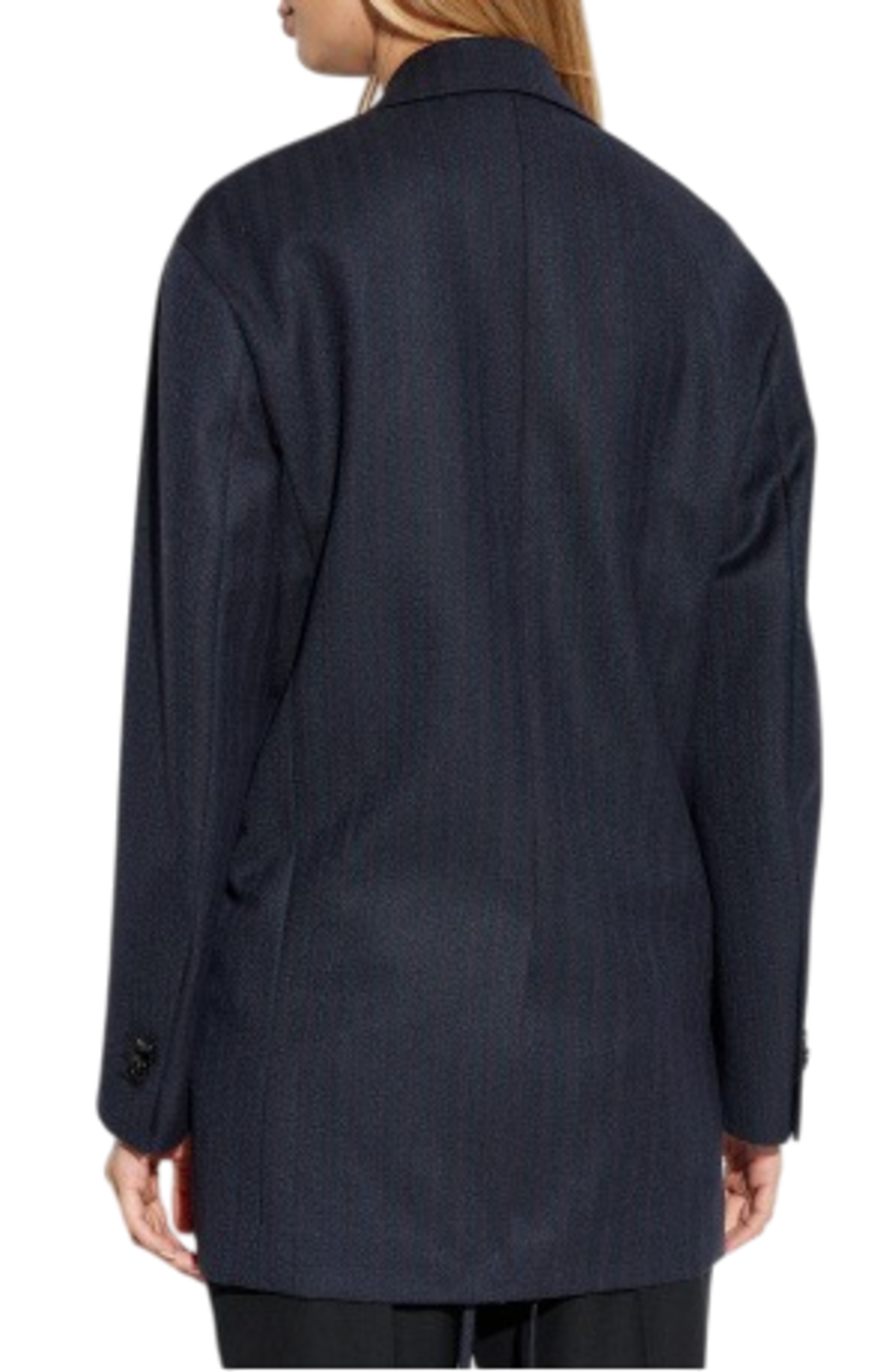 Cargar imagen en el visor de la galería, Navy blue double breasted blazer