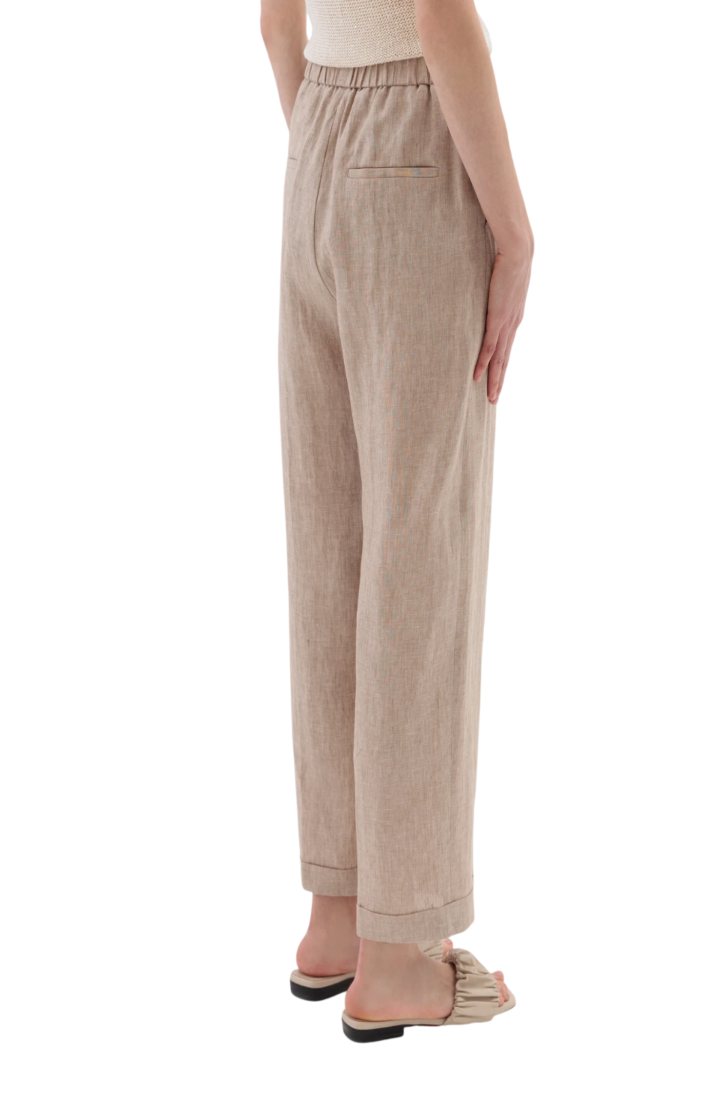 Cargar imagen en el visor de la galería, Wide fit Peserico women's trousers