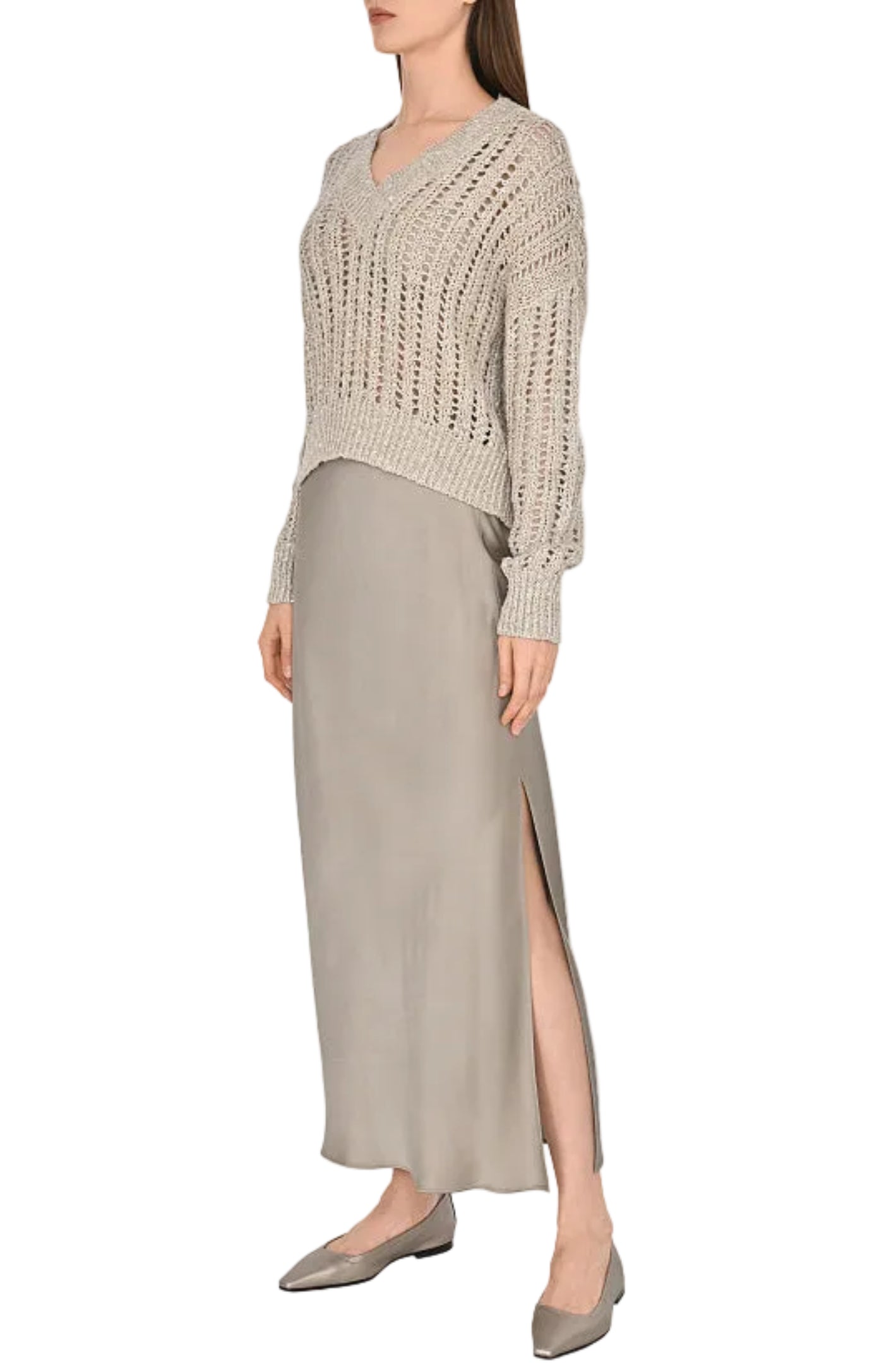 Load image into Gallery viewer, Milk-colored skirt