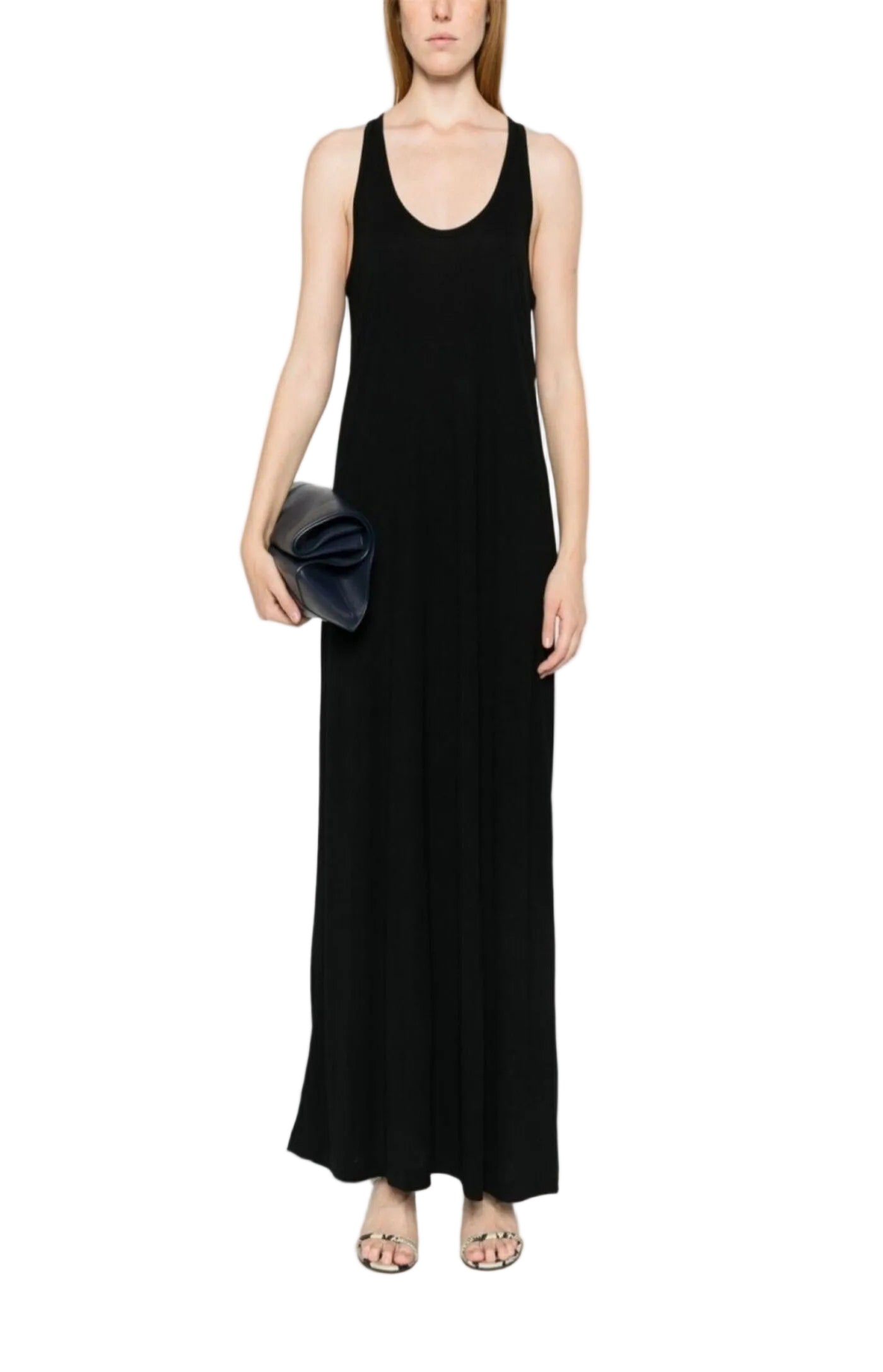 Cargar imagen en el visor de la galería, Scoop-neck sablé dress