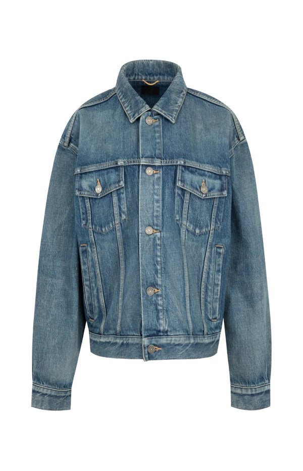 Load image into Gallery viewer, Saint Laurent 70s Trucker Denim Jacket