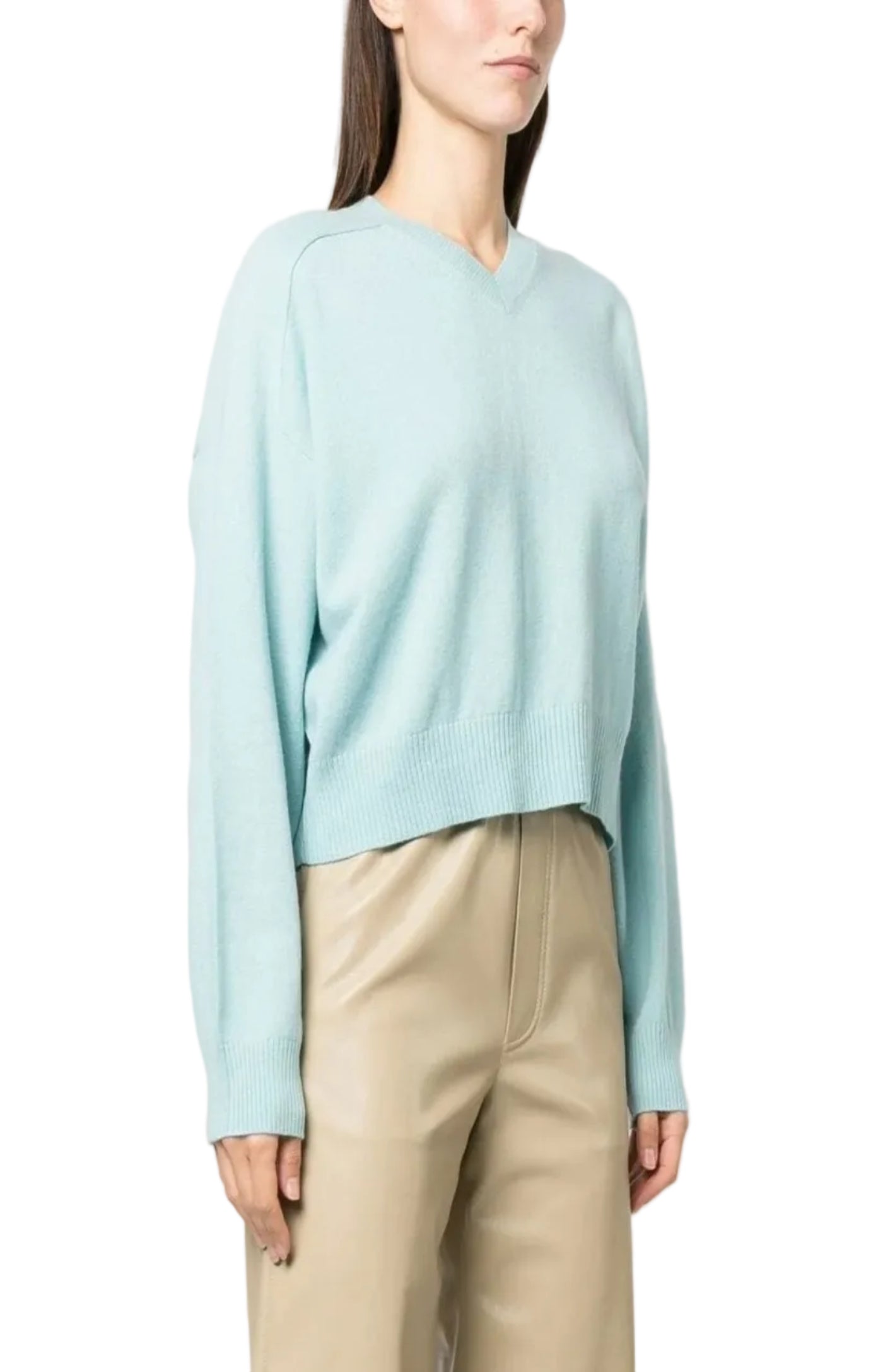 Cargar imagen en el visor de la galería, Emsalo V-neck cashmere jumper