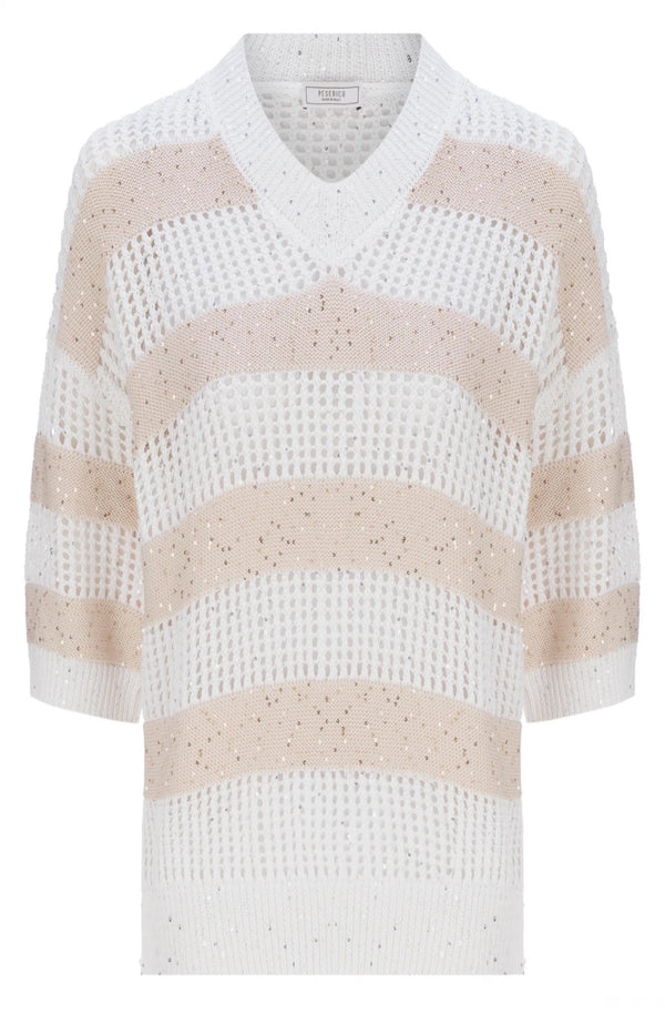 Load image into Gallery viewer, Cotton-blend knit jumper