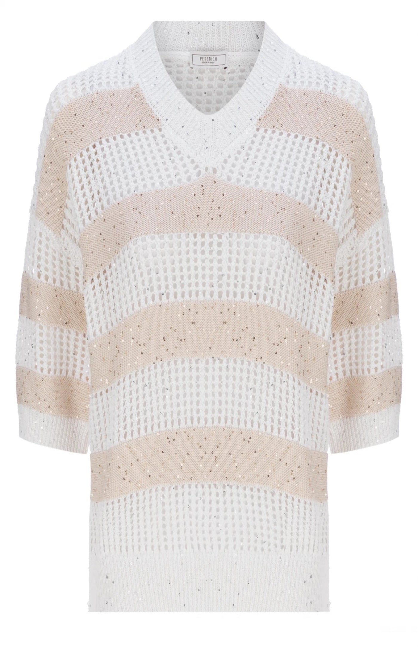 Cargar imagen en el visor de la galería, Cotton-blend knit jumper