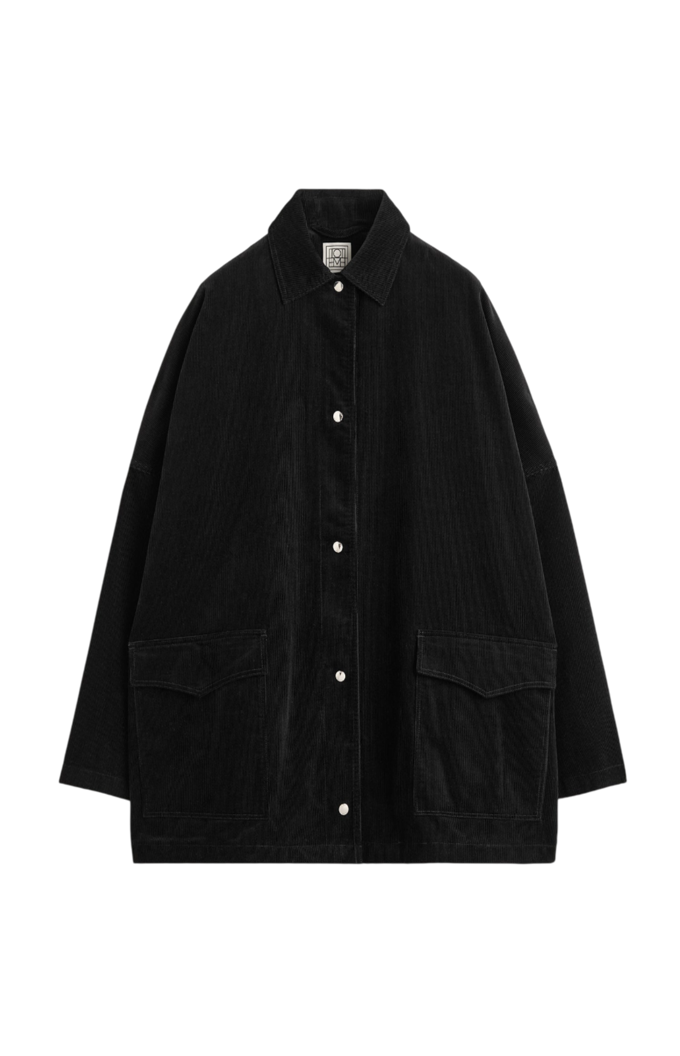 Cargar imagen en el visor de la galería, Cord overshirt jacket black
